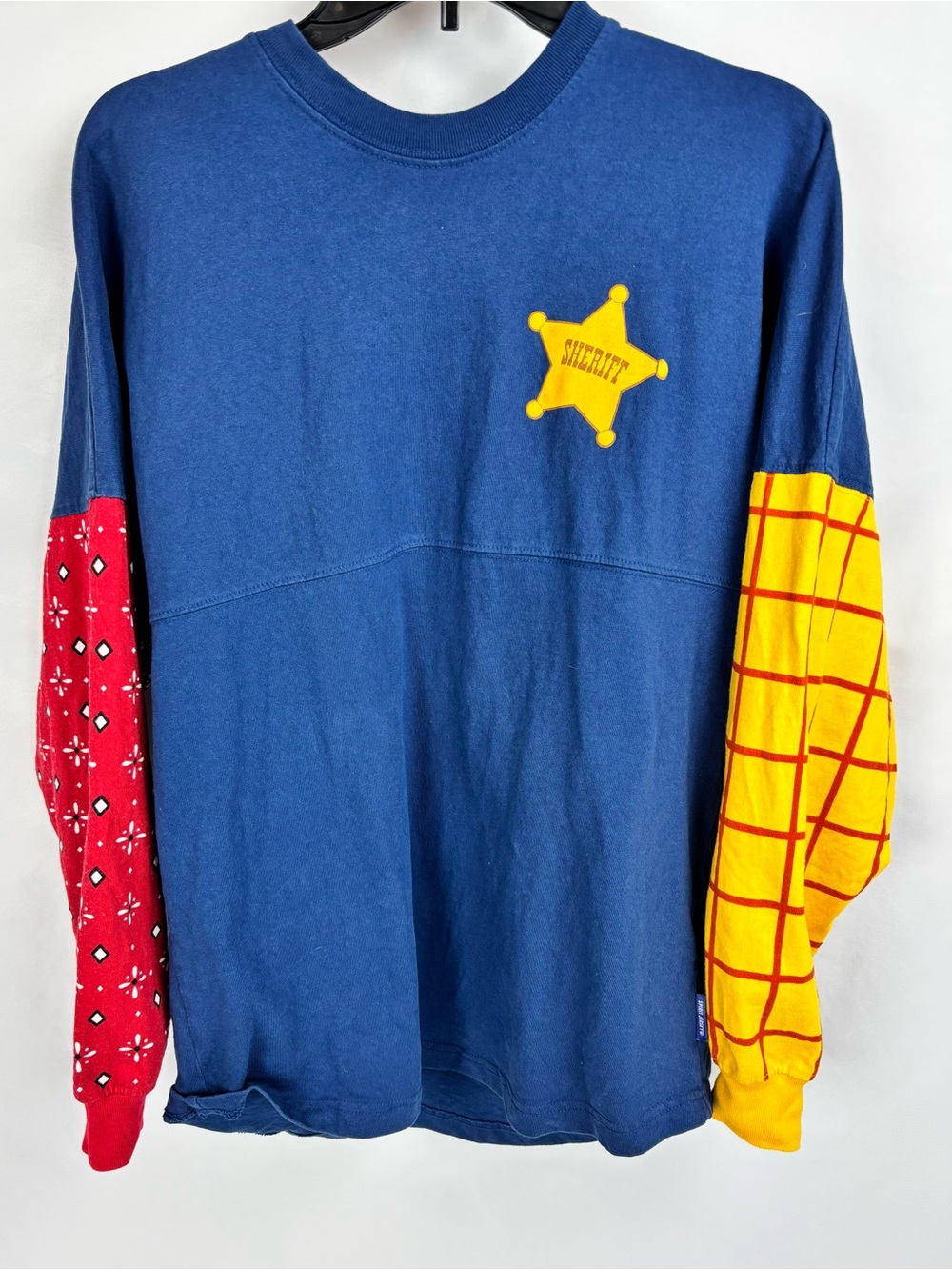 Disney Parks Toy Story 25th Anniversary Spirit Jersey Howdy Navy Adult Small